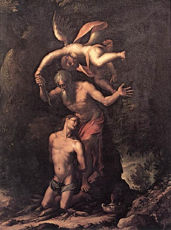 LIGOZZI, Jacopo Sacrifice of Isaac sg France oil painting art